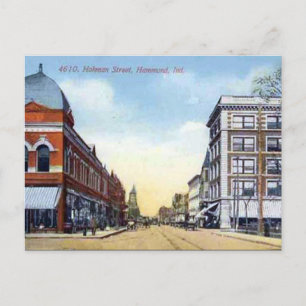Ancienne carte postale - Hammond, Indiana, USA