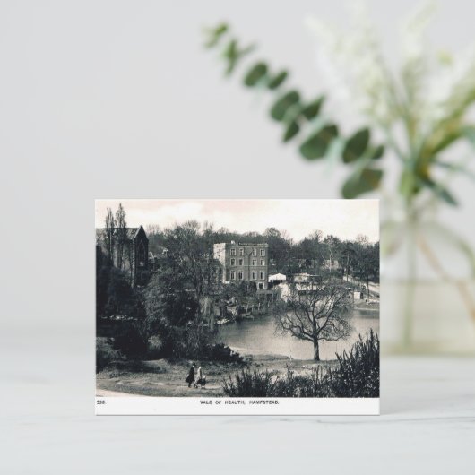 Ancienne carte postale - Hampstead, Londres (Debout devant)