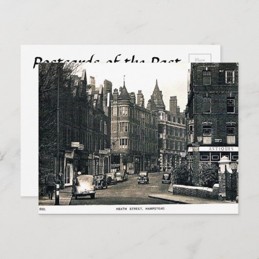 Ancienne carte postale - Hampstead, Londres (Devant / Derrière)