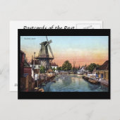 Ancienne carte postale - Harlem, Pays-Bas (Devant / Derrière)