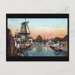 Ancienne carte postale - Harlem, Pays-Bas