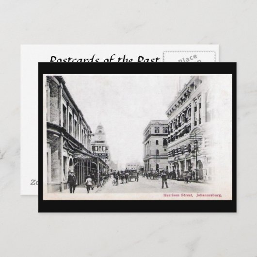 Ancienne carte postale - Harrison Street, Johannes (Devant / Derrière)