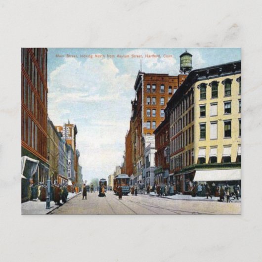 Ancienne carte postale - Hartford, Connecticut, US (Devant)