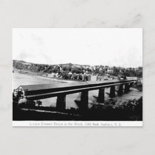 Ancienne carte postale - Hartland (Nouveau-Brunswi