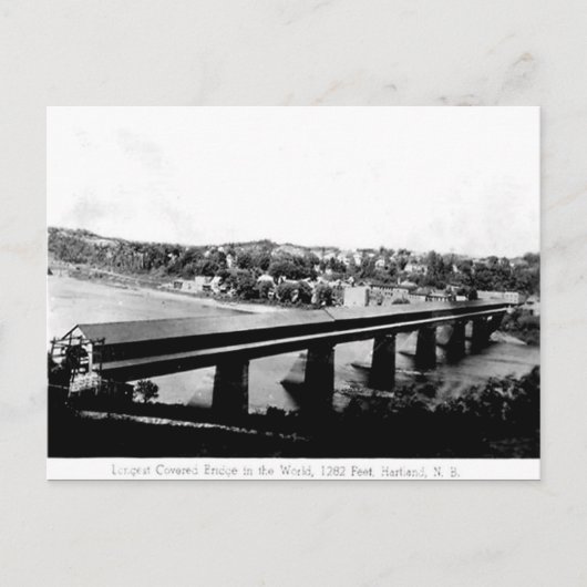 Ancienne carte postale - Hartland (Nouveau-Brunswi (Devant)