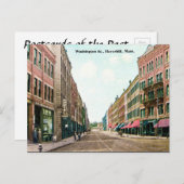 Ancienne carte postale - Haverhill, Massachusetts (Devant / Derrière)