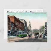 Ancienne carte postale - Haverhill, Massachusetts (Devant / Derrière)