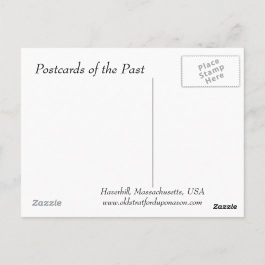 Ancienne carte postale - Haverhill, Massachusetts (Dos)