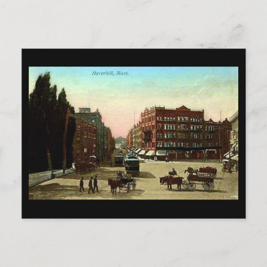 Ancienne carte postale - Haverhill, Massachusetts (Devant)