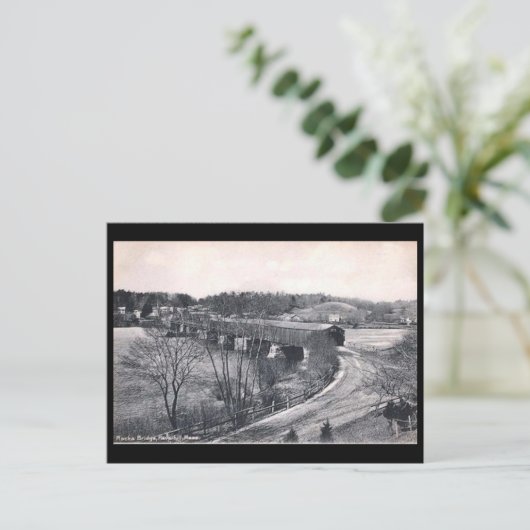 Ancienne carte postale - Haverhill, Masse, États-U (Debout devant)