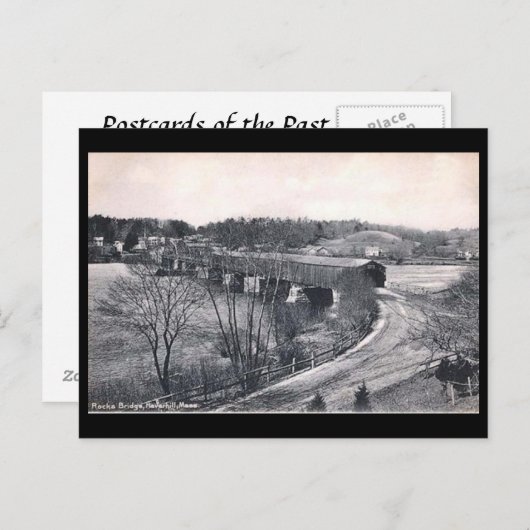 Ancienne carte postale - Haverhill, Masse, États-U (Devant / Derrière)