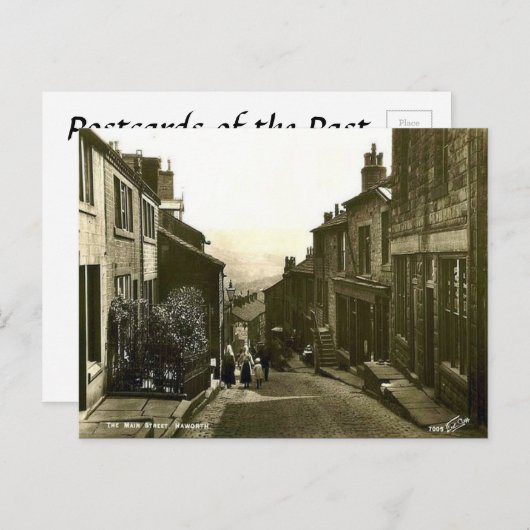 Ancienne carte postale - Haworth, Yorkshire (Devant / Derrière)