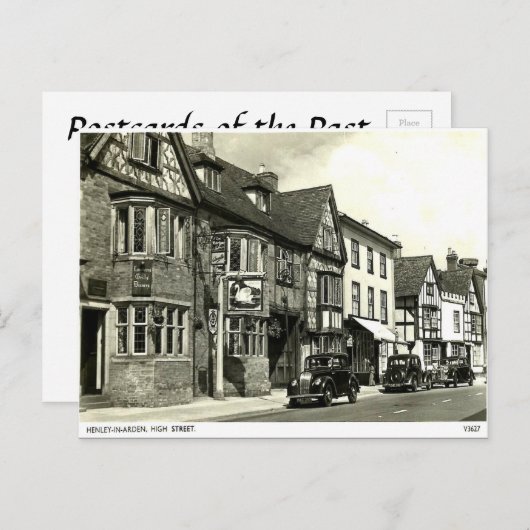 Ancienne carte postale - Henley-in-Arden, Warwicks (Devant / Derrière)