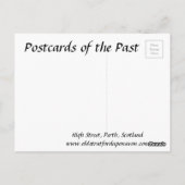 Ancienne carte postale - High St, Perth, Ecosse (Dos)
