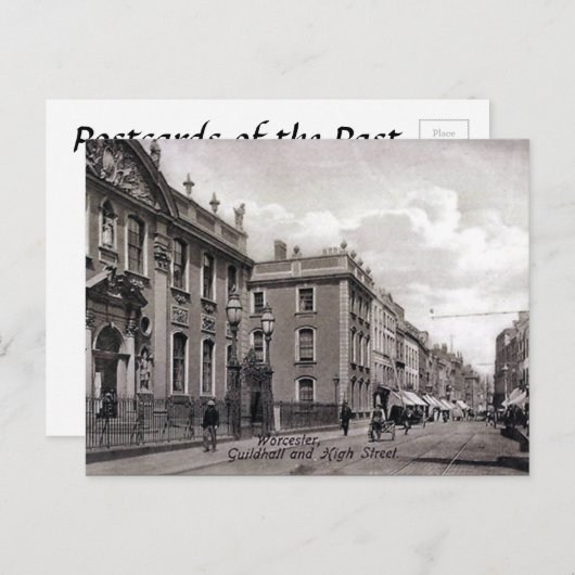 Ancienne carte postale - High St, Worcester (Devant / Derrière)