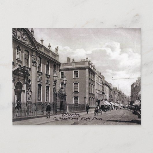 Ancienne carte postale - High St, Worcester (Devant)