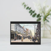 Ancienne carte postale - High Street, Swansea (Debout devant)