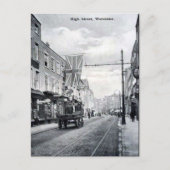 Ancienne carte postale - High Street, Worcester (Devant)