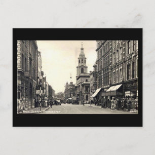 Ancienne carte postale - High Street, Worcester