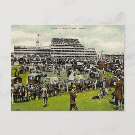 Ancienne carte postale - Hippodrome Epsom Downs, S (Devant)