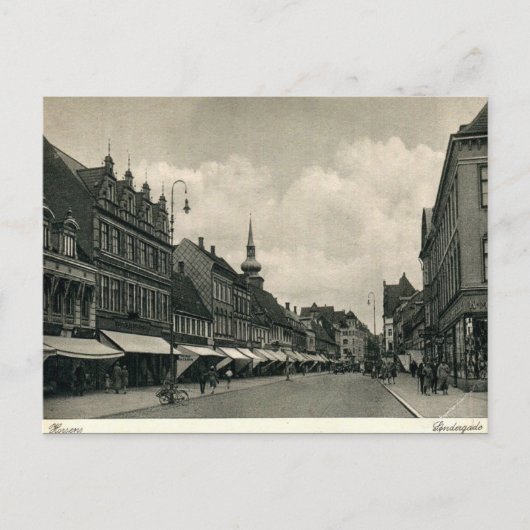 Ancienne carte postale - Horsens, Danemark (Devant)