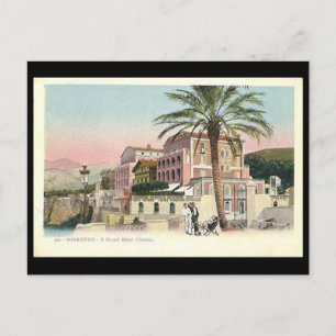 Ancienne carte postale - Hotel Vittoria, Sorrento,