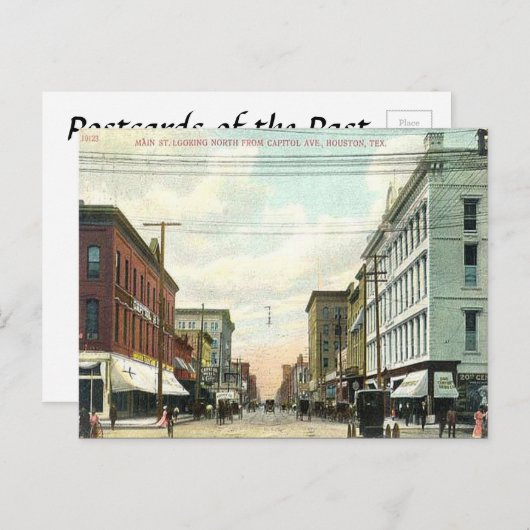 Ancienne carte postale - Houston, Texas (Devant / Derrière)