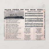 Ancienne carte postale - Hymne "Titanic" (Devant)