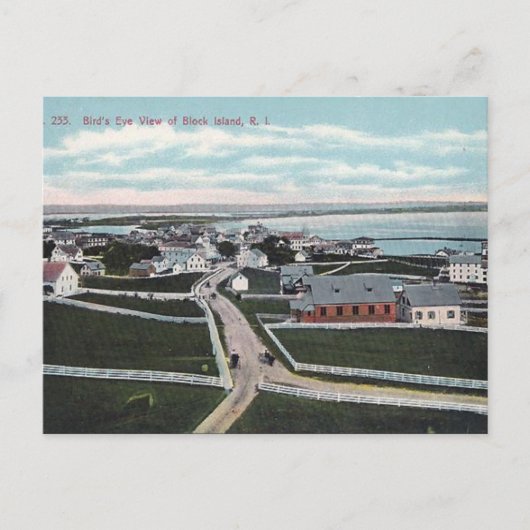 Ancienne carte postale - Île Block, Rhode Island (Devant)
