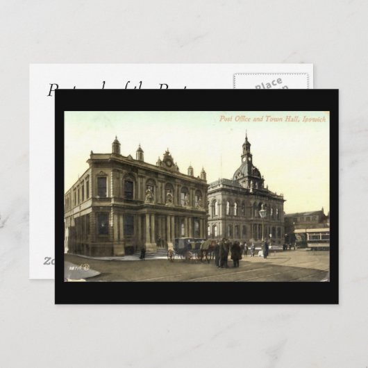Ancienne Carte Postale - Ipswich, Suffolk (Devant / Derrière)