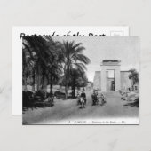 Ancienne carte postale - Karnak, Egypte (Devant / Derrière)