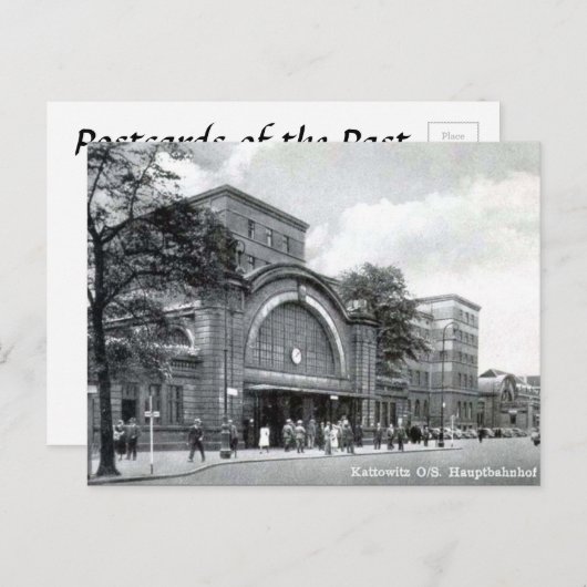 Ancienne carte postale - Katowice, Pologne (Devant / Derrière)