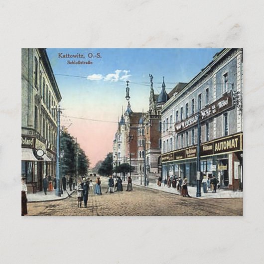 Ancienne carte postale - Katowice, Pologne (Devant)
