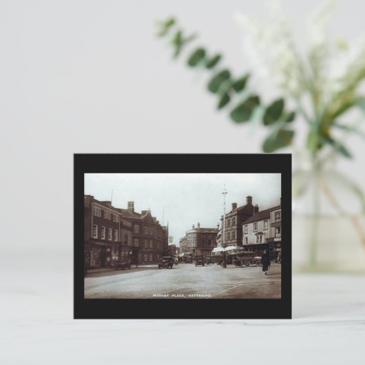 Ancienne carte postale, Kettering, Northamptonshir (Debout devant)