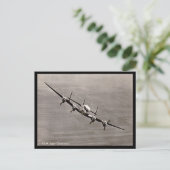 Ancienne carte postale - KLM Super Constellation (Debout devant)