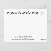 Ancienne carte postale - KLM Super Constellation (Dos)