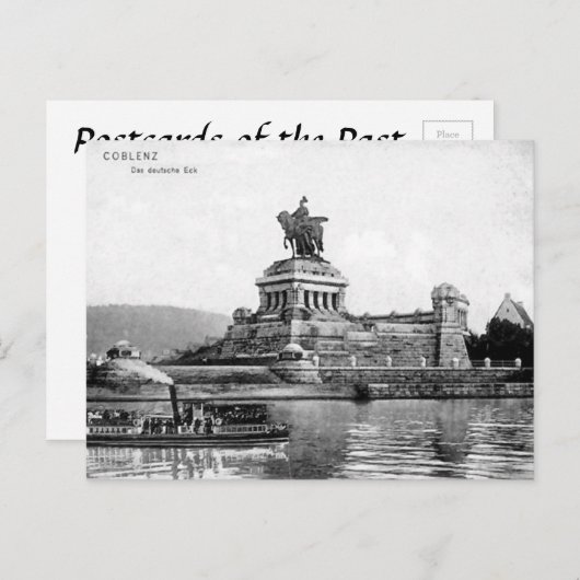 Ancienne carte postale - Koblenz, Allemagne (Devant / Derrière)