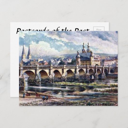 Ancienne carte postale - Koblenz, Allemagne (Devant / Derrière)