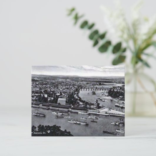 Ancienne carte postale - Koblenz, Allemagne (Debout devant)