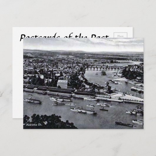 Ancienne carte postale - Koblenz, Allemagne (Devant / Derrière)