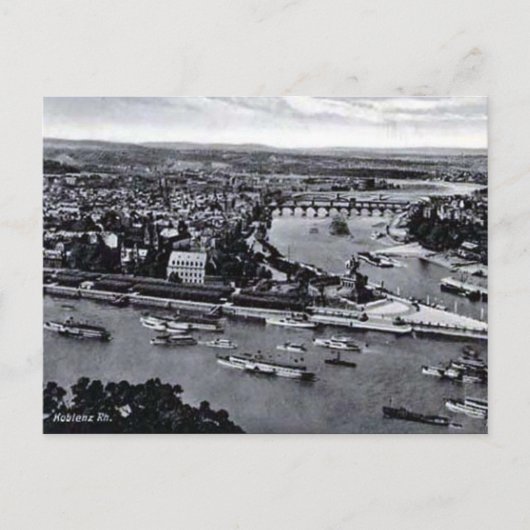 Ancienne carte postale - Koblenz, Allemagne (Devant)