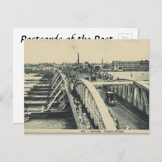 Ancienne carte postale - Kolkata, Inde (Devant / Derrière)
