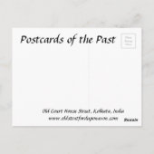 Ancienne carte postale - Kolkata, Inde (Dos)