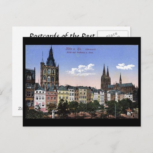 Ancienne carte postale - Koln/Cologne - Altermarkt (Devant / Derrière)