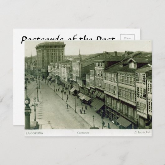 Ancienne carte postale - La Coruna, Espagne (Devant / Derrière)