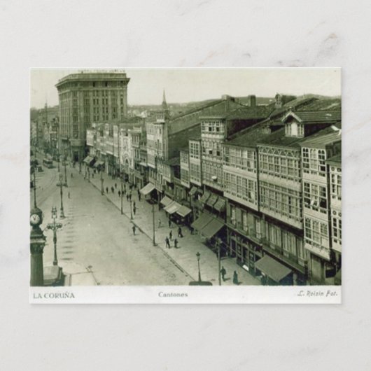 Ancienne carte postale - La Coruna, Espagne (Devant)