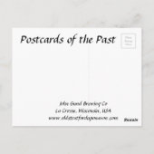 Ancienne carte postale - La Crosse, Wisconsin (Dos)