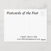 Ancienne carte postale - L'Aquila, Abruzzes, Itali (Dos)