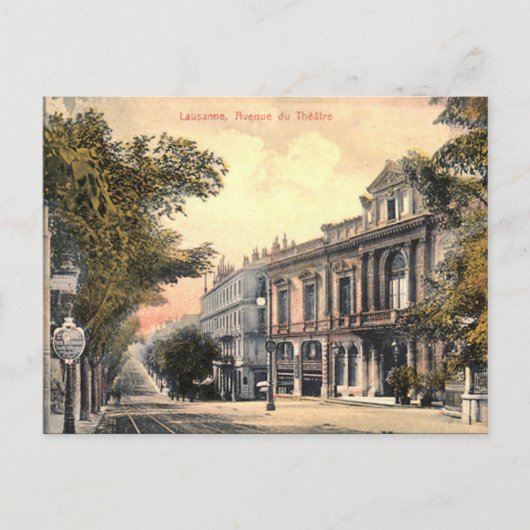 Ancienne carte postale - Lausanne, Suisse (Devant)