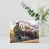 Ancienne Carte Postale - Le "Katy Flyer". (Debout devant)